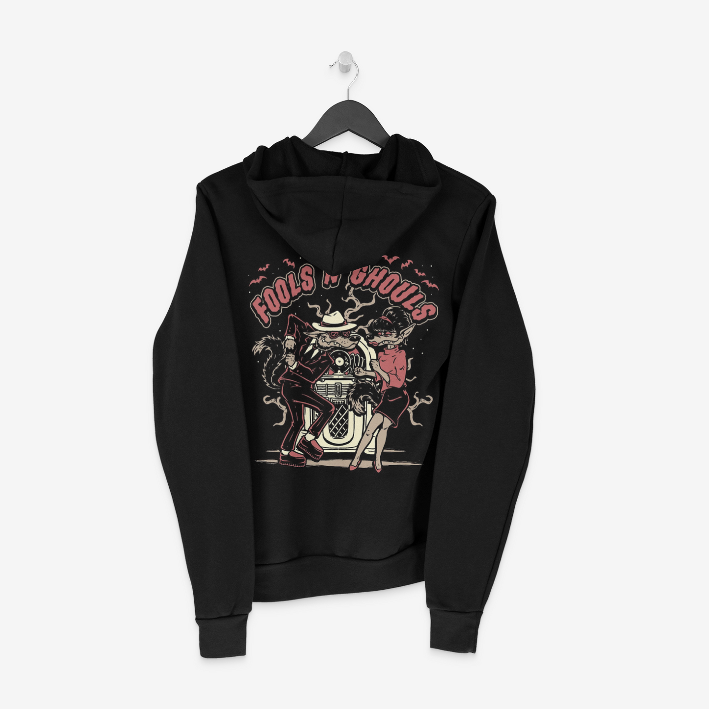 Dancing Rude Warewolves Zipper Hoodie